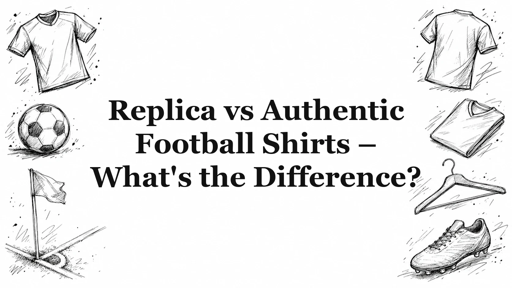Replica vs Authentic Football Shirts – What's the Difference?