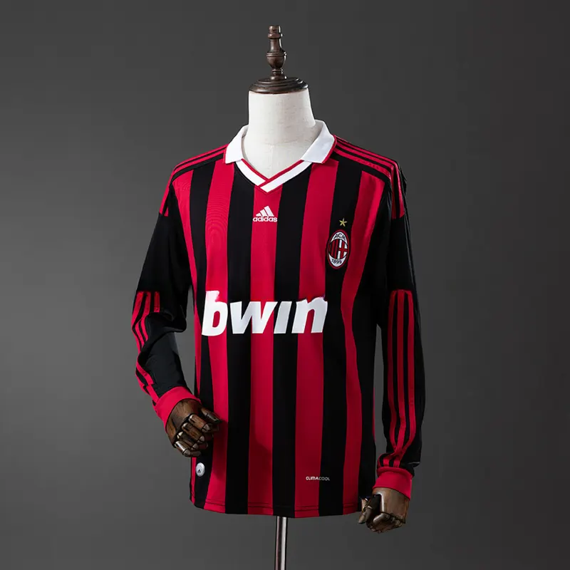 AC Milan Home Long Sleeve Shirt 2009/10