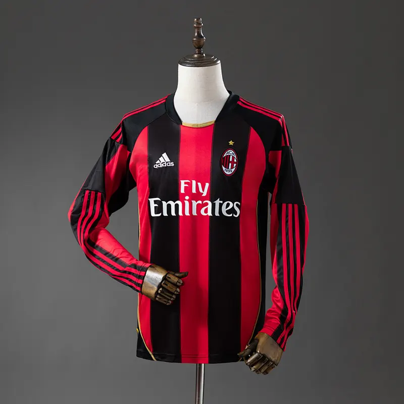 AC Milan Home Long Sleeve Shirt 2010/11