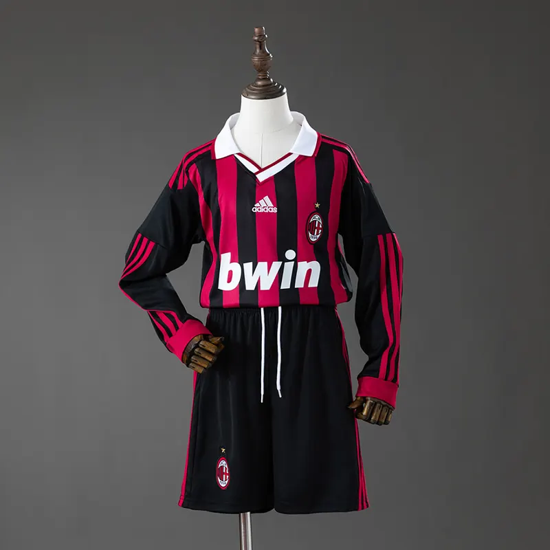 AC Milan Kids Home Long Sleeve Kit 2009/10