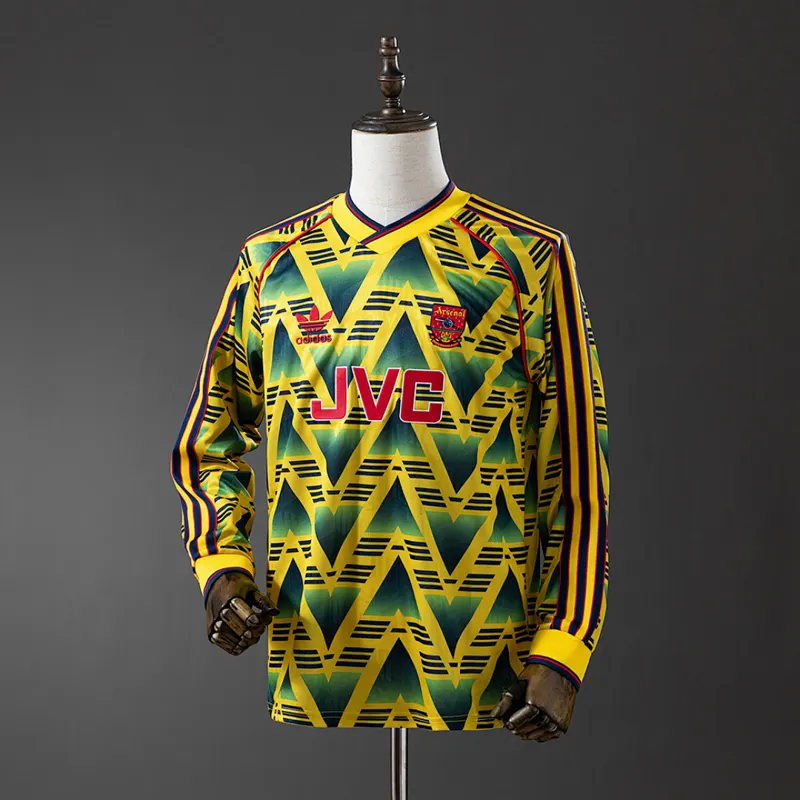 Arsenal Uitshirt lange mouw 1991