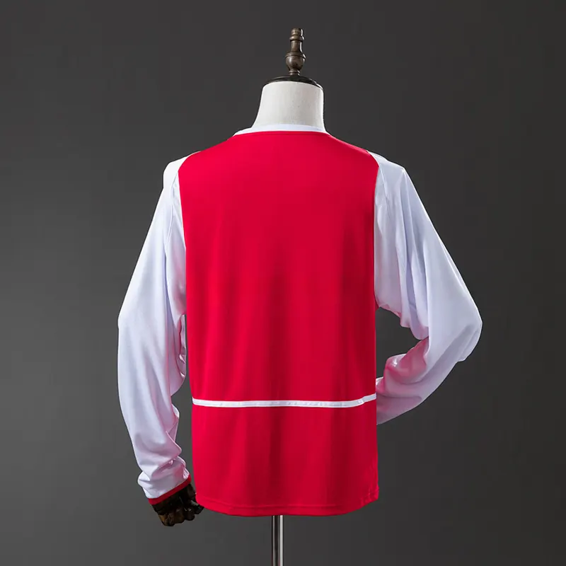 Arsenal Home Long Sleeve Shirt 2002/04 &mdash; back view