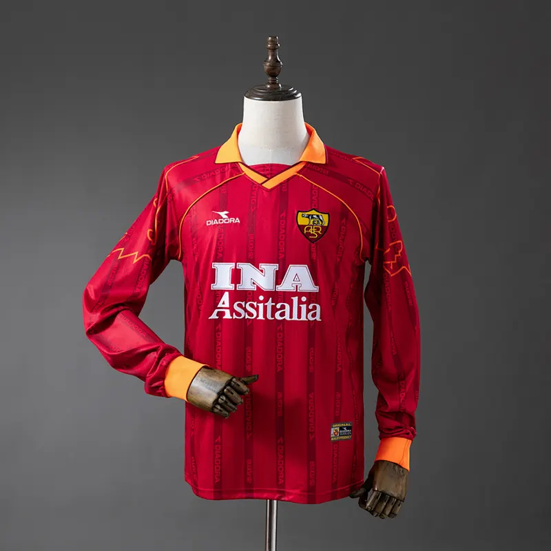 AS Roma Camiseta local manga larga 1999/00
