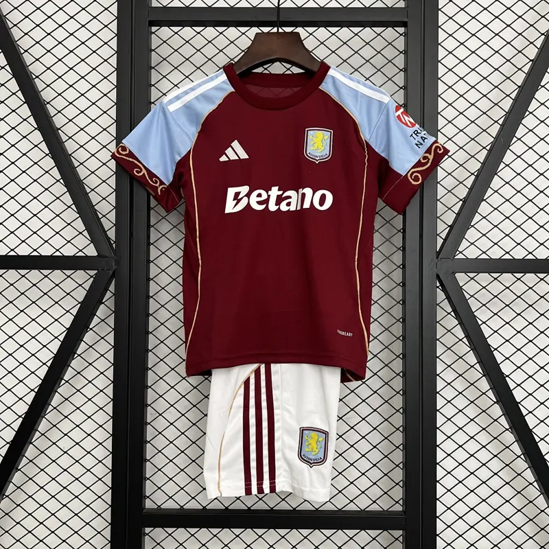 Aston Villa Kinder Thuisshirt