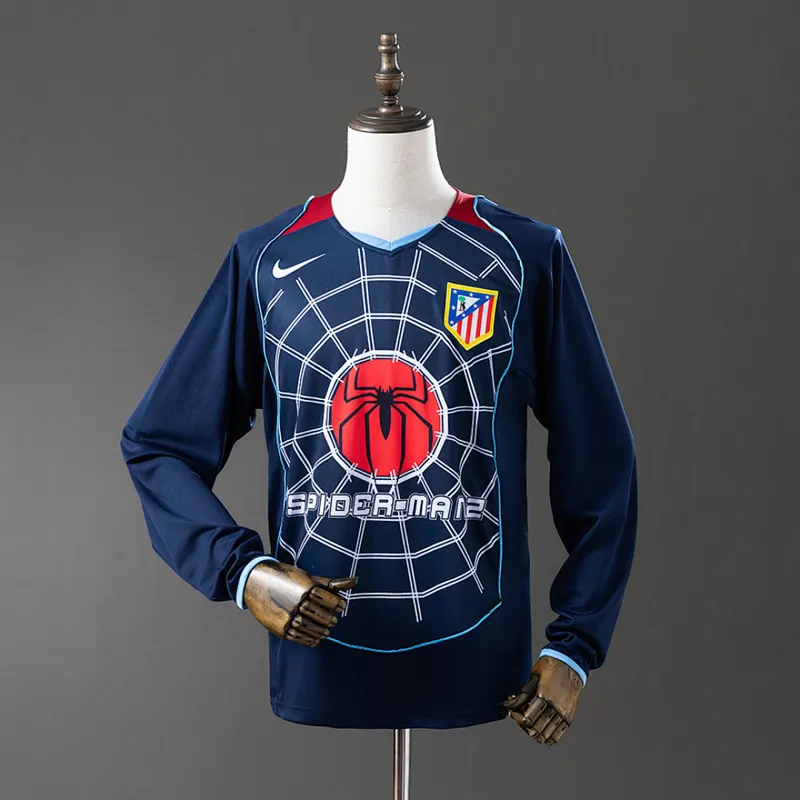 Atletico Madrid Maglia trasferta manica lunga 2004