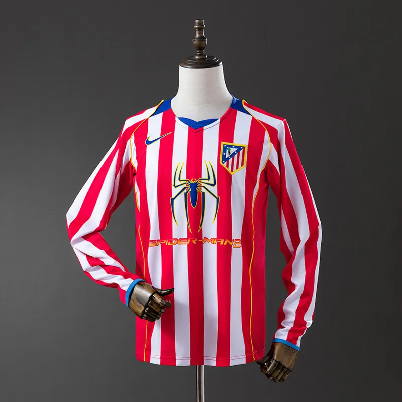Atletico Madrid Thuisshirt lange mouw 2004