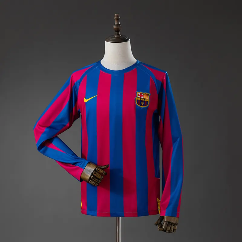 Barcelona Camisa titular manga longa 2005/06