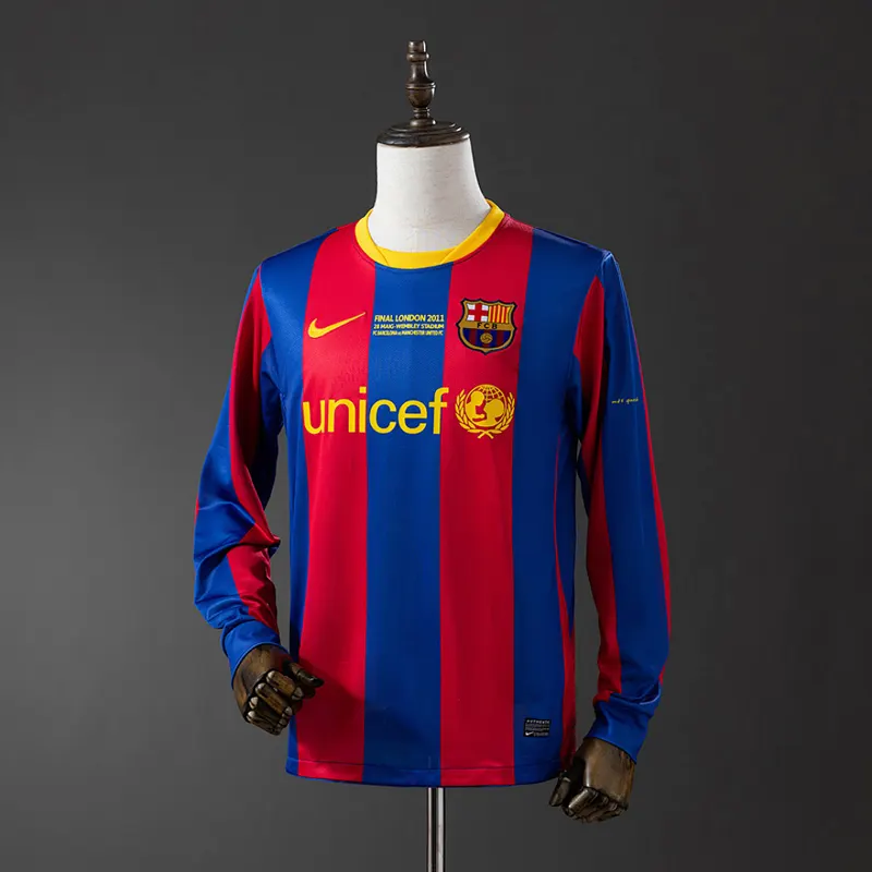 Barcelona Maillot domicile manches longues 2010