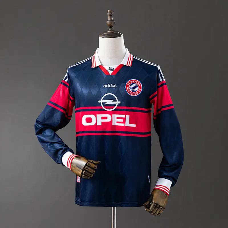 Bayern de Munique Camisa reserva manga longa 1997