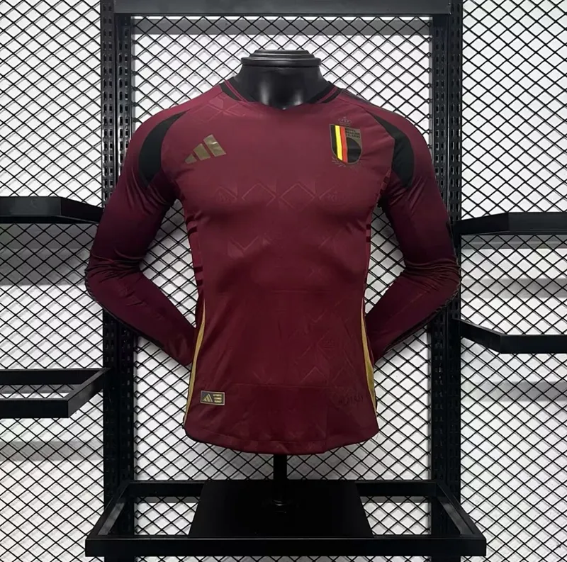 Belgio Maglia casa manica lunga 2024