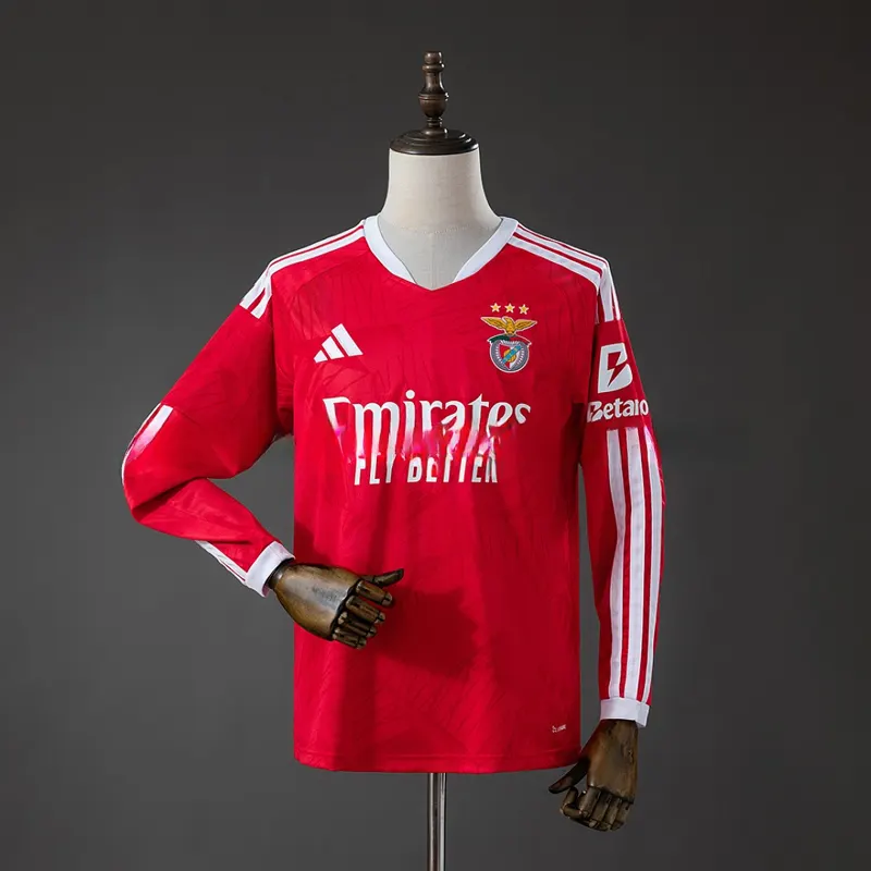 Benfica Home Long Sleeve Shirt 2026/27