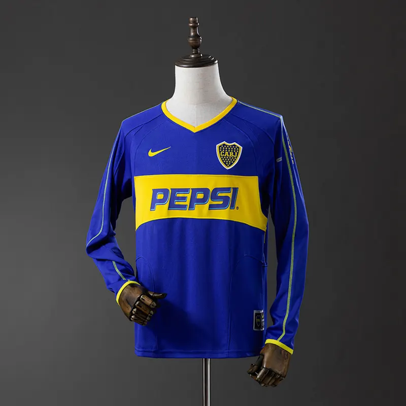 Boca Juniors Heimtrikot Langarm 2003/04