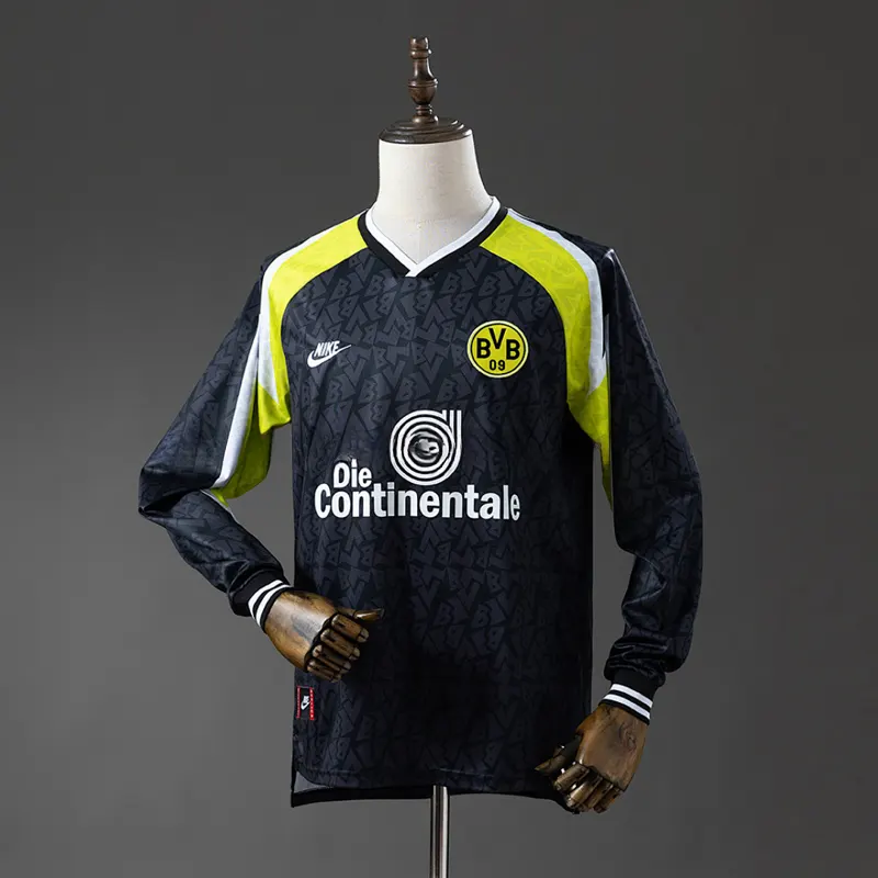 Borussia Dortmund Away Long Sleeve Shirt 1995/96 &mdash; front view