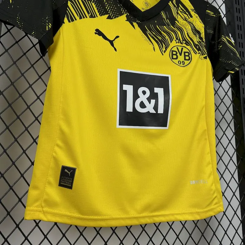Borussia Dortmund Kinder Heim-Trikotset 2025