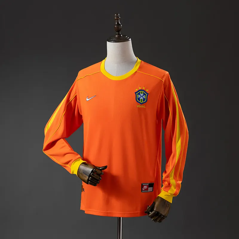 Brasil Camiseta de portero manga larga 1998