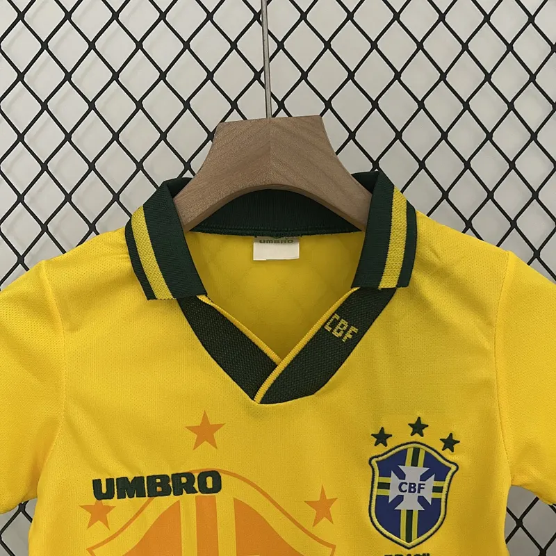 Brasilien Kinder Heimtrikot 1993/94