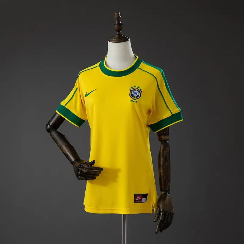 Brazil Women's Home Shirt 1998 &mdash; front view