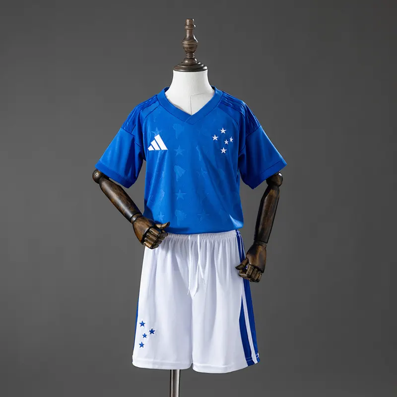 Cruzeiro Kids Home Kit 2026/27 &mdash; front view
