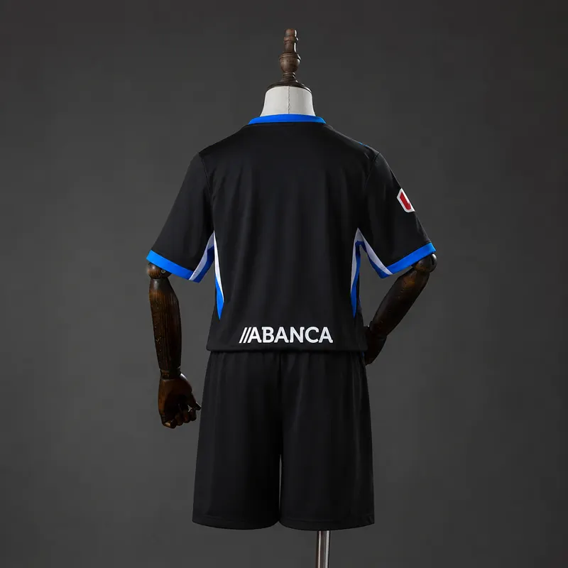 Deportivo La Coruna Kids Away Kit 2026/27 &mdash; back view