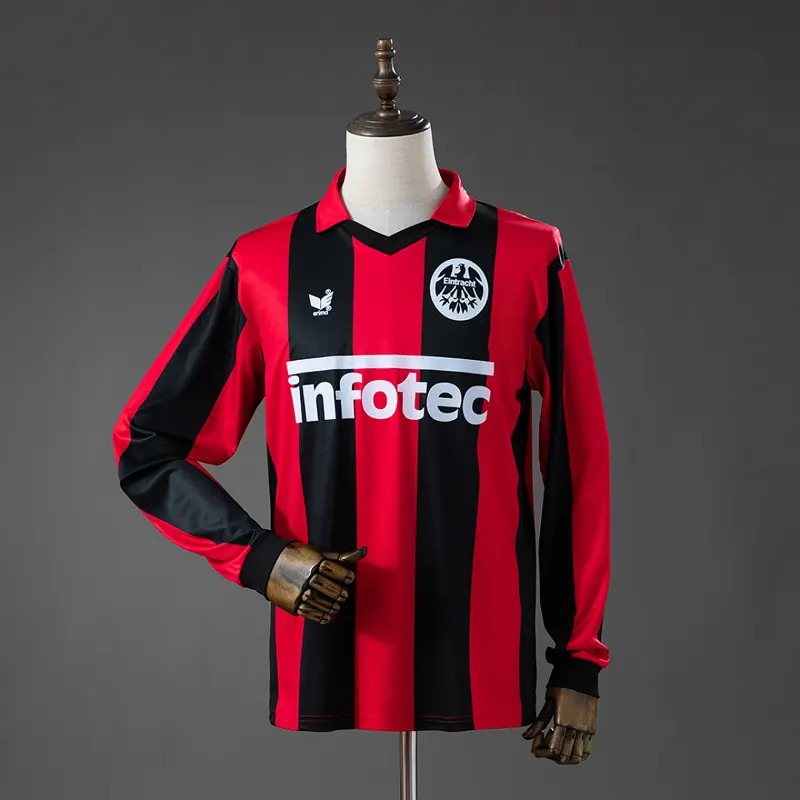 Eintracht Frankfurt Koszulka domowa długi rękaw 1983/84