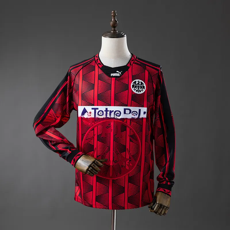 Eintracht Frankfurt Koszulka domowa długi rękaw 1995/96