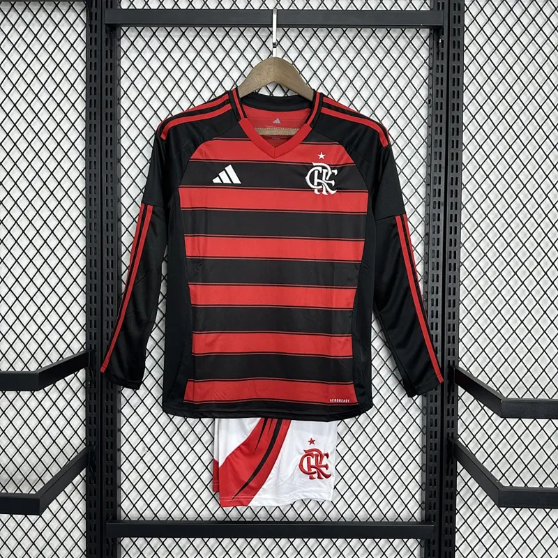 Flamengo Kinder Thuisshirt lange mouw 2025/26