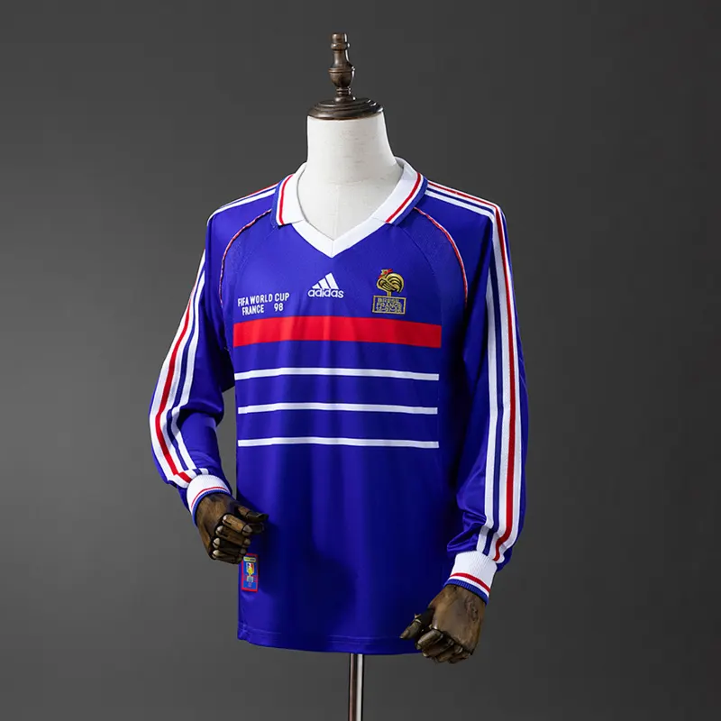 Francia Maglia casa manica lunga 1998