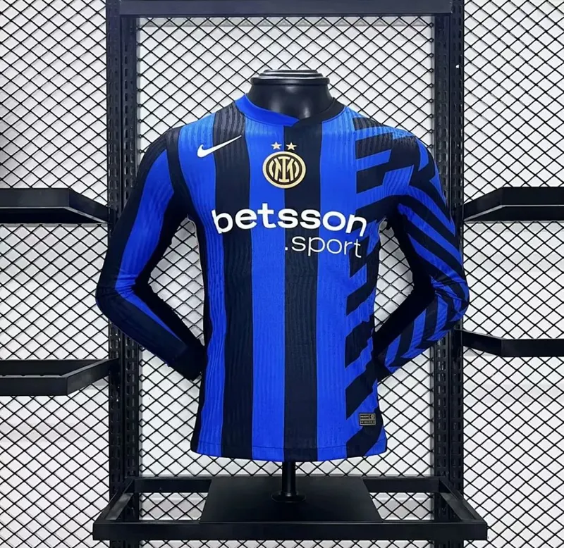 Inter Milan Koszulka domowa długi rękaw 2024