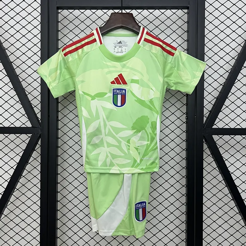 Italy Kids Away Shirt &mdash; front view