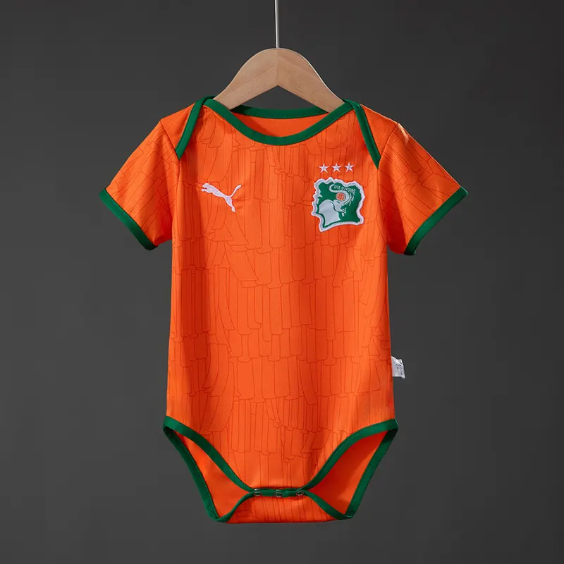 Ivory Coast Baby Home Shirt 2026 &mdash; front view