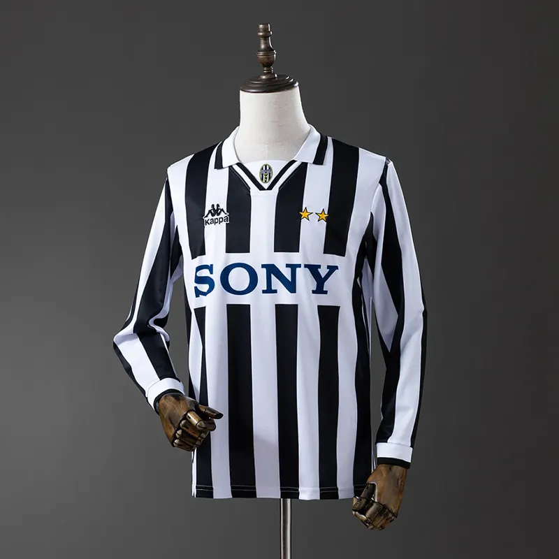 Juventus Home Long Sleeve Shirt &mdash; front view