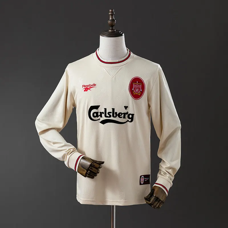 Liverpool Koszulka wyjazdowa długi rękaw 1996/97