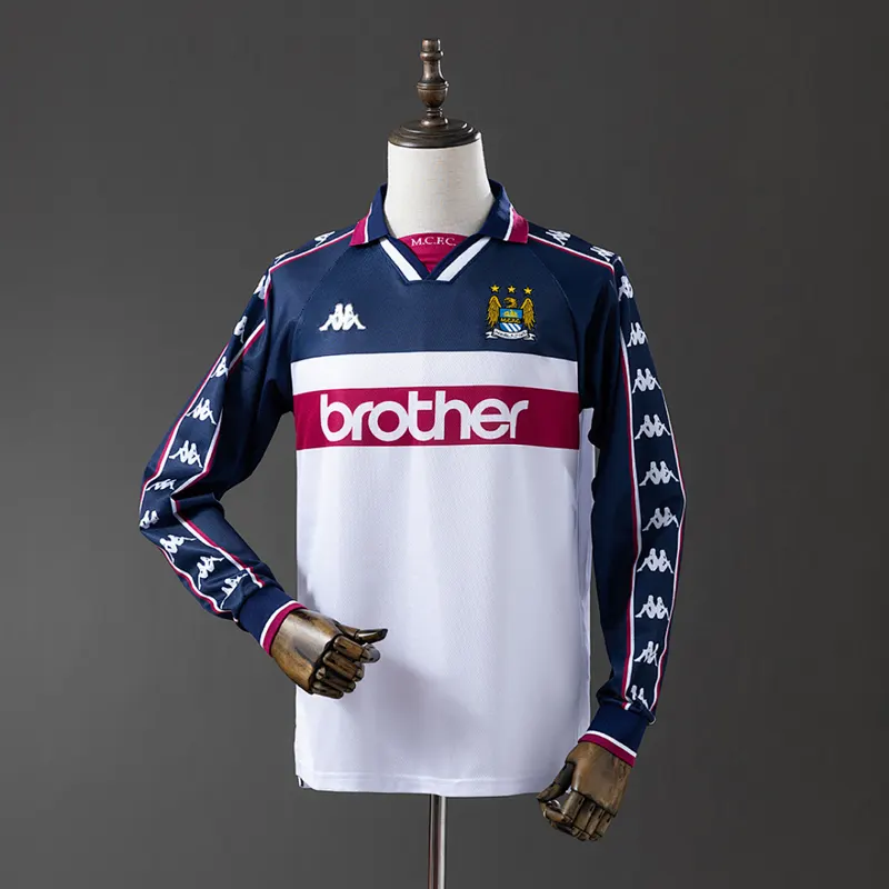 Manchester City Auswärtstrikot Langarm 1997