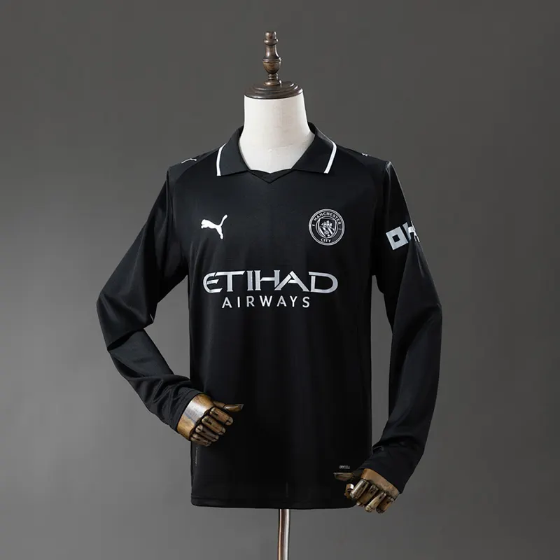 Manchester City Koszulka wyjazdowa długi rękaw 2025/26