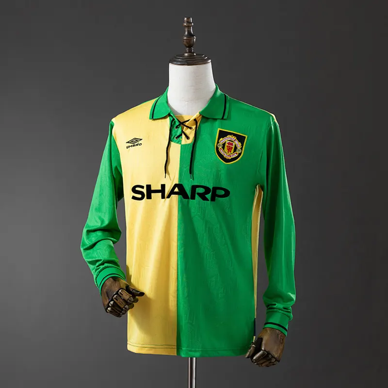 Manchester United Away Long Sleeve Shirt 1992 &mdash; front view
