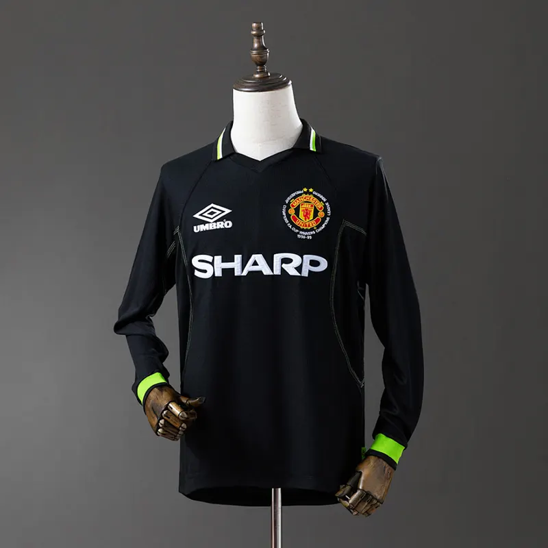 Manchester United Uitshirt lange mouw 1998