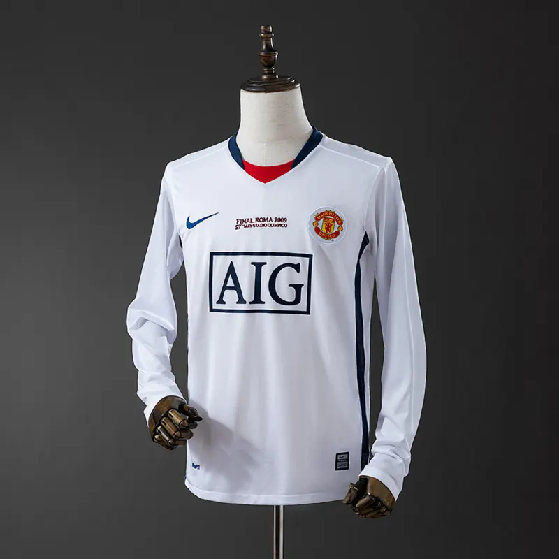 Manchester United Auswärtstrikot Langarm 2008