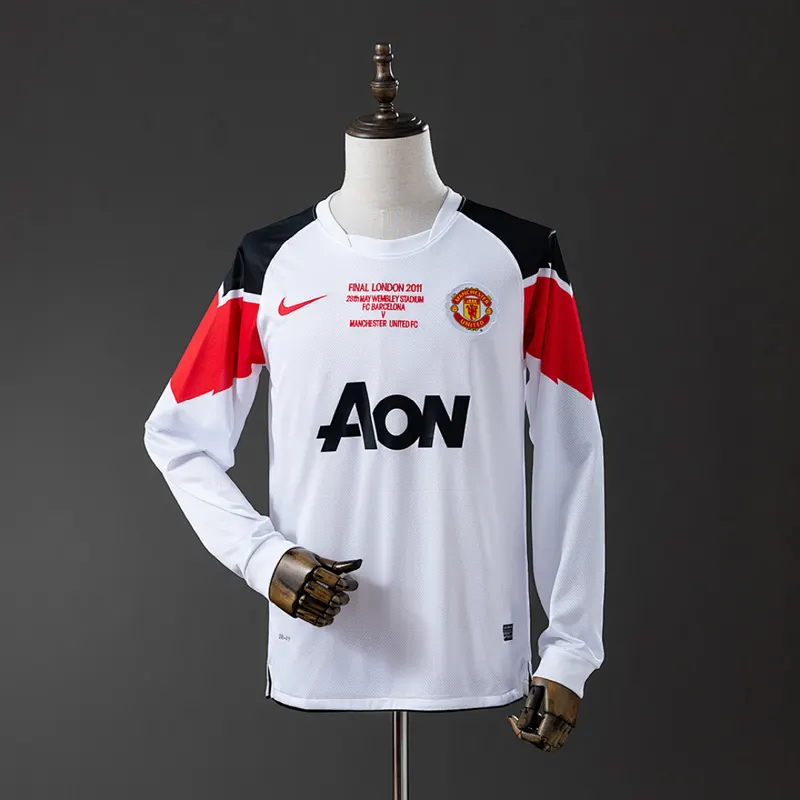 Manchester United Auswärtstrikot Langarm 2010