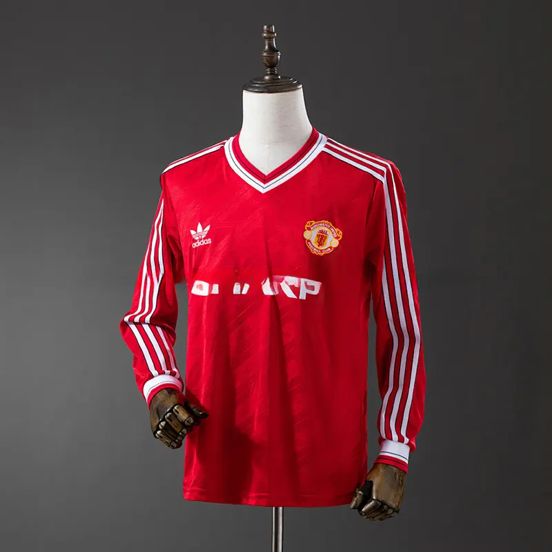 Manchester United Thuisshirt lange mouw 1986