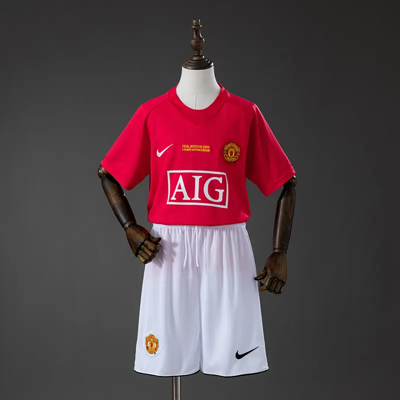 Manchester United Kids Home Kit 2007/08