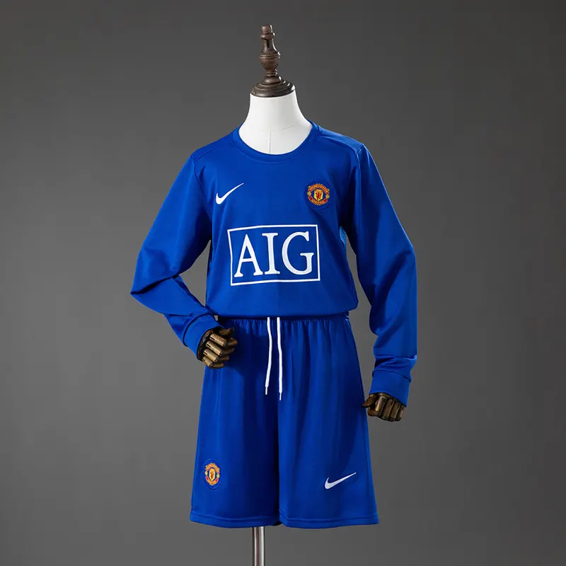Manchester United Kids Third Long Sleeve Kit 2008/09