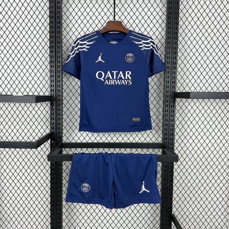 Paris Saint-Germain Kids Away Kit 2024