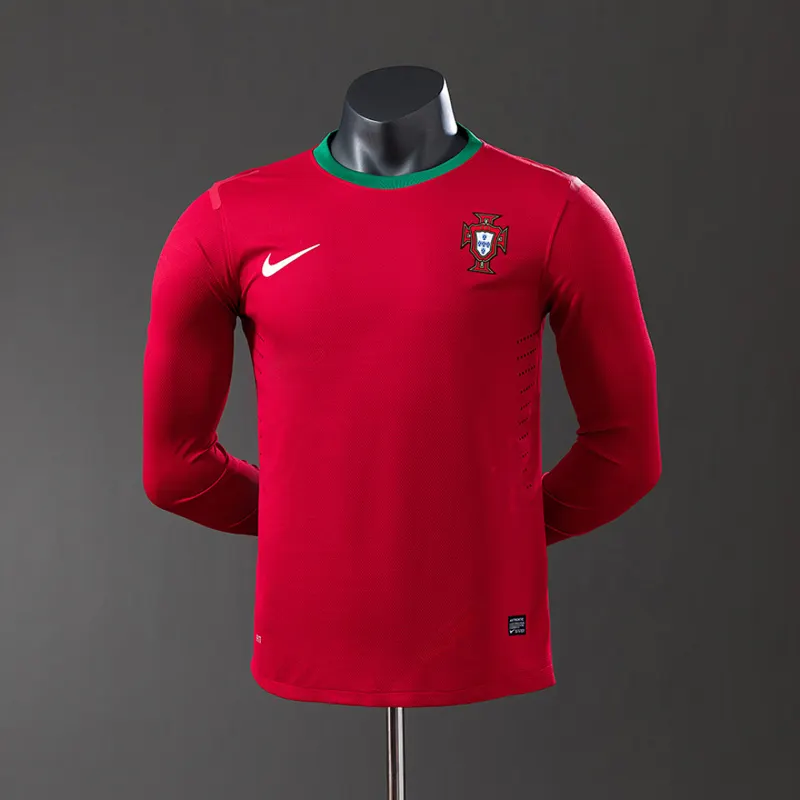 Portugal Home Long Sleeve Shirt 2012 &mdash; front view
