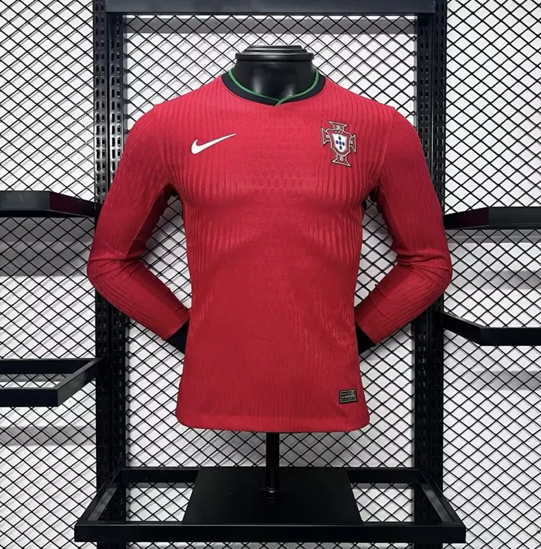 Portugal Thuisshirt lange mouw 2024