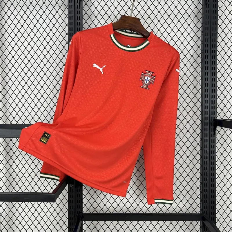 Portugal Home Long Sleeve Shirt &mdash; front view