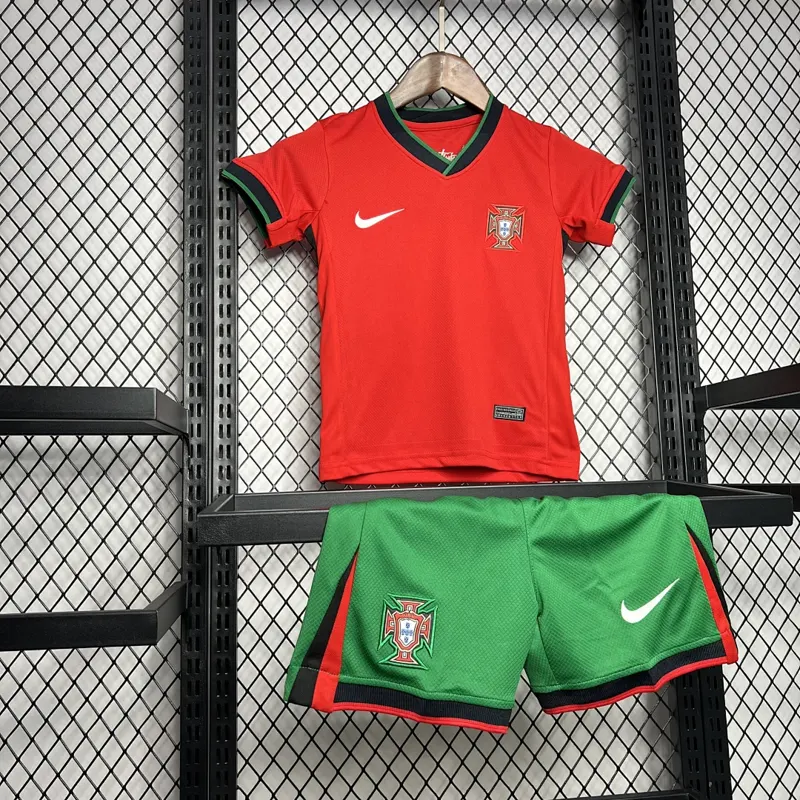 Portugal Kinder Heim-Trikotset 2024