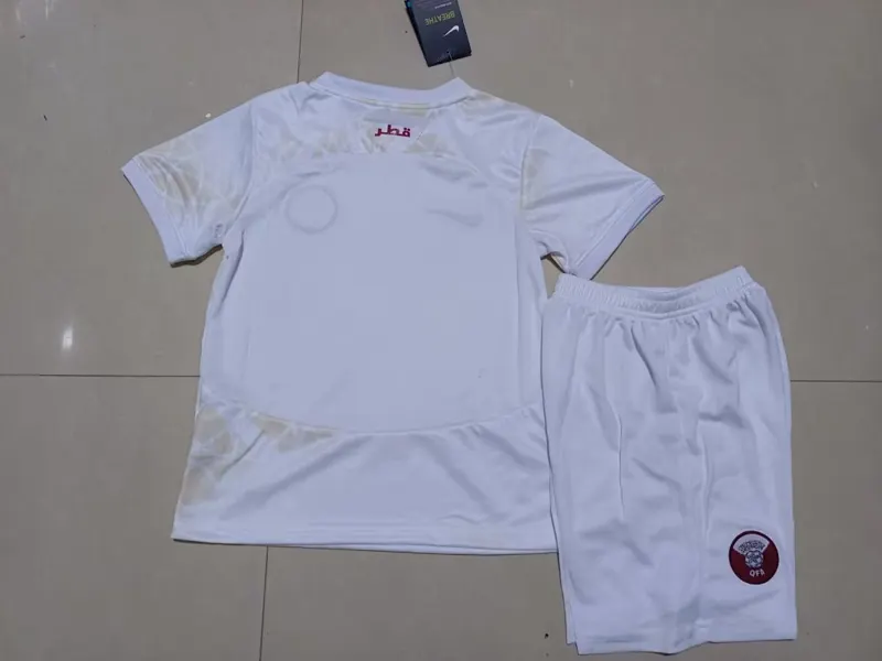 Qatar Kids Away Kit &mdash; back view
