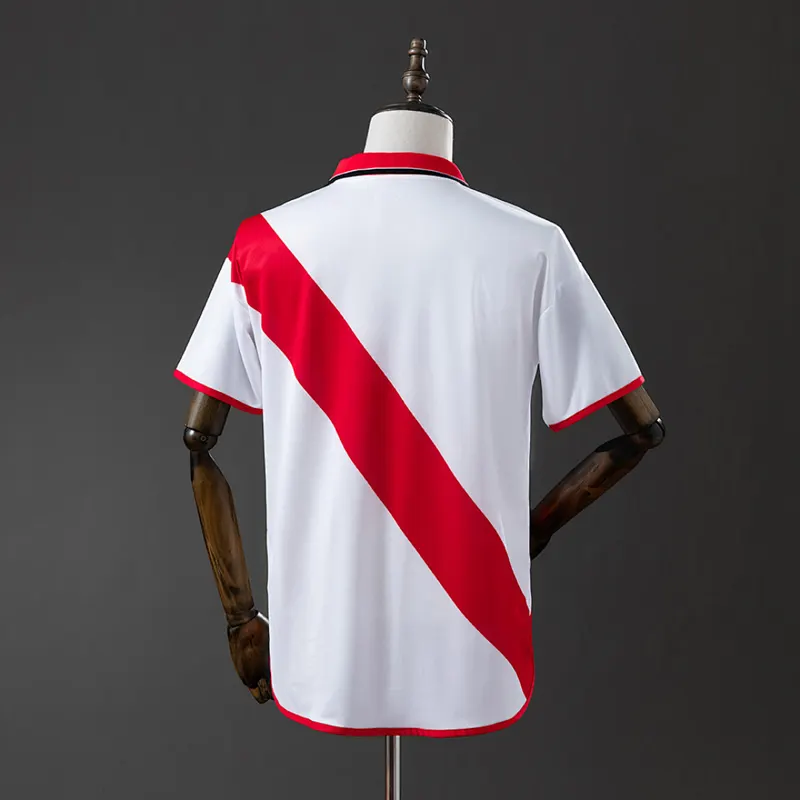 Rayo Vallecano Home Shirt 2001 &mdash; back view