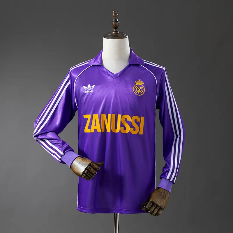 Real Madrid Auswärtstrikot Langarm 1984/85