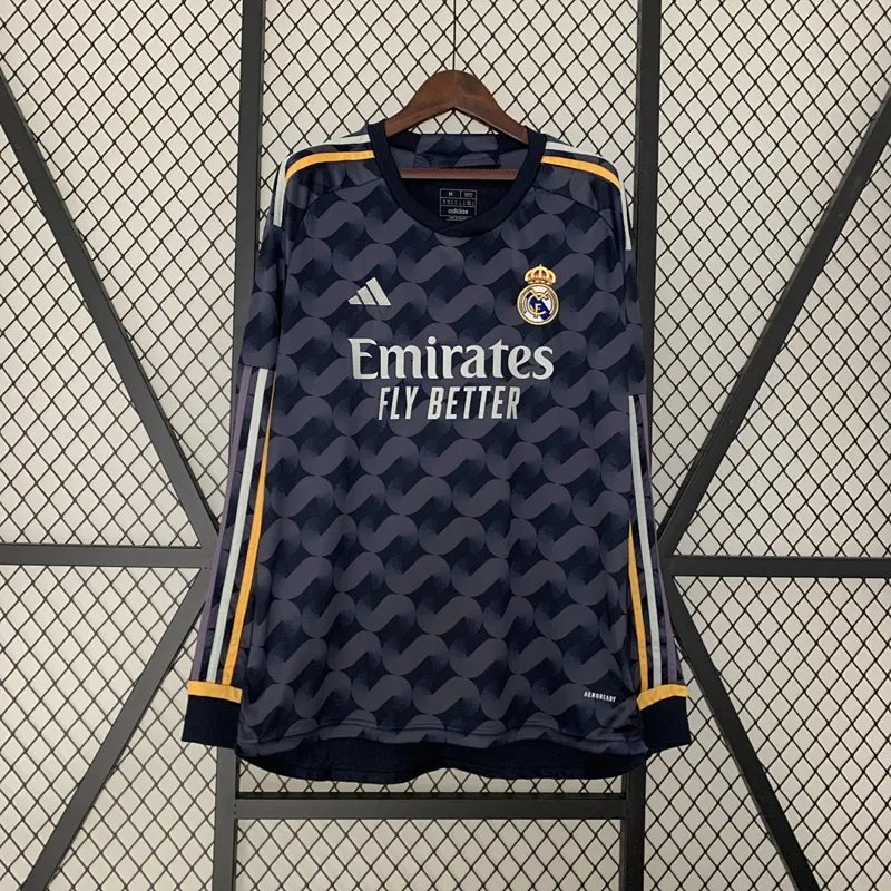 Real Madrid Auswärtstrikot Langarm 2023/24